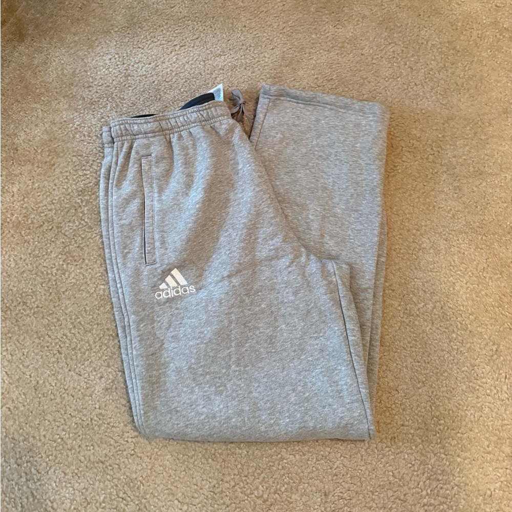 Adidas Heather Gray Joggers